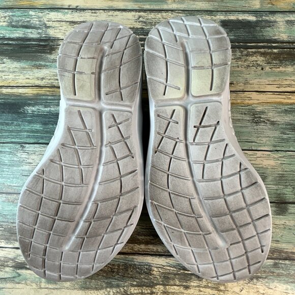 OOFOS Slip On Shoes OOmg eeZee Womens 8.5 Black Fabric Recovery Loafer Comfort - Picture 6 of 10